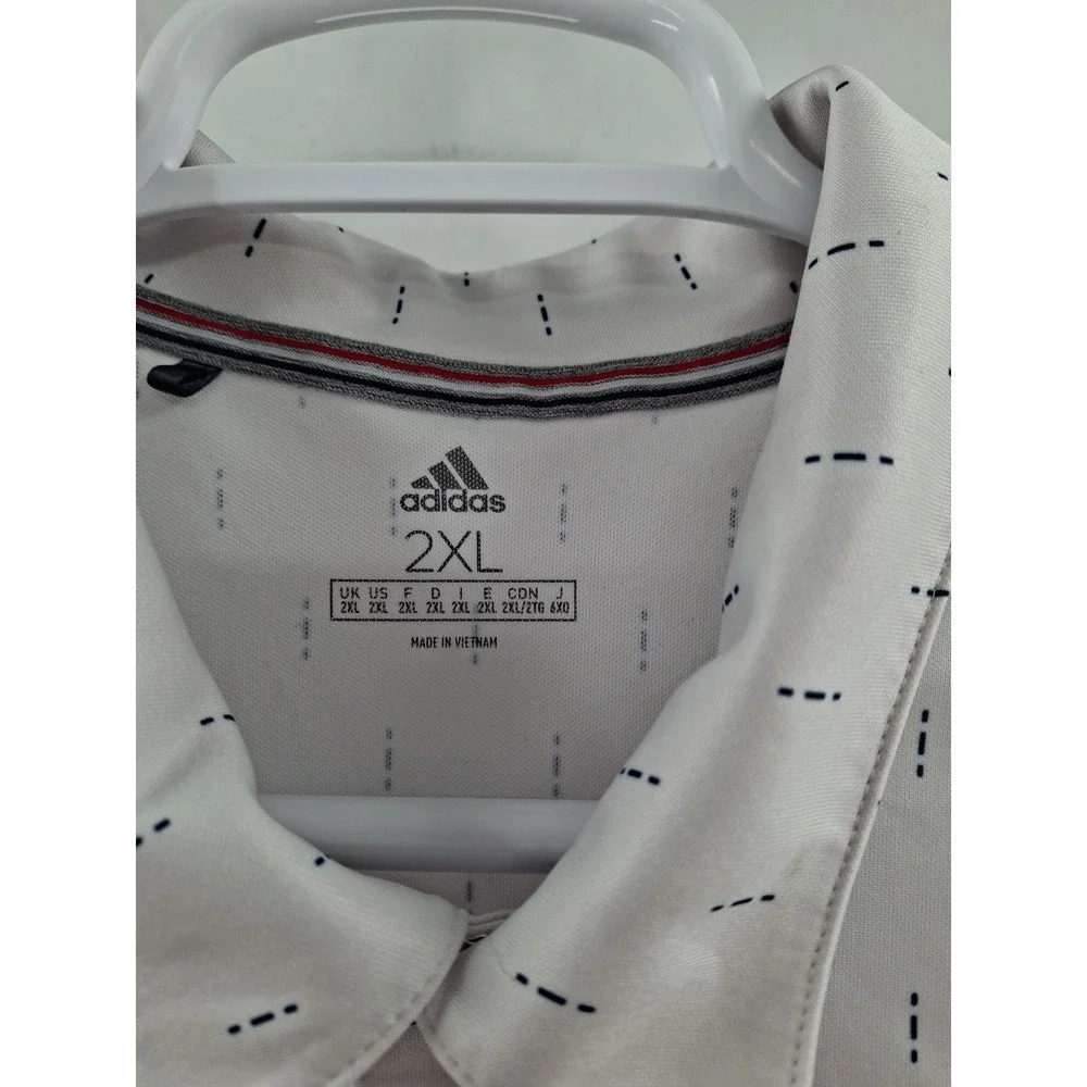 Adidas USA Mens XXL AOP Cheyenne Shadows Golf Club‎ Polo Shirt